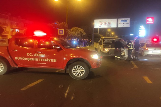 Aydın'da trafik kazası: 1 yaralı 