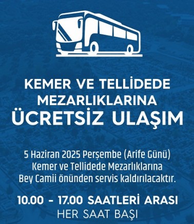 Efeler Belediyesi'nden ücretsiz servis hizmeti