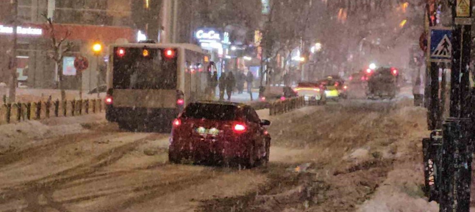 Elazığ’da kar yağışı etkisini sürdürüyor