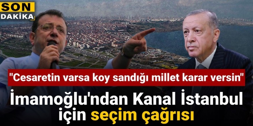 İmamoğlu Kanal İstanbul İçin Sandığı Gösterdi