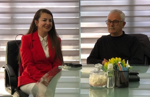 İYİ PARTİ A.ADAYI TUĞCA CANPOLAT YILMAZ KUŞADASINDA