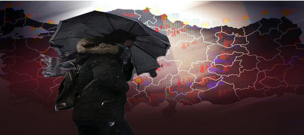 23 ile sarı kodlu uyarı Meteoroloji'den: Kuvvetli kar, sağanak ve fırtına etkili olacak