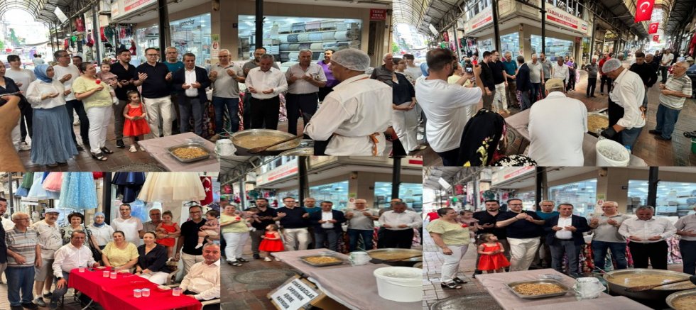 Aydın Ayakkabıcılar Çarşısı Esnafından Geleneksel Aşure Hayrı