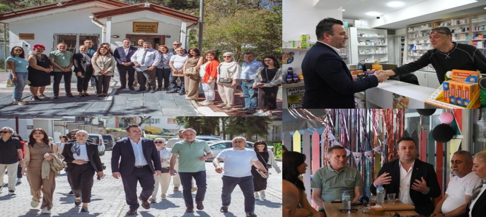 BAŞKAN VEKİLİ TAHSİN DEMİRTAŞ İKİÇEŞMELİK’TE HALKIN NABZINI TUTTU