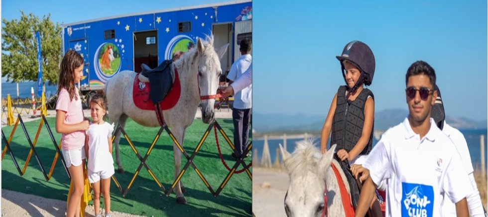 DİDİM BELEDİYESİ, ÇOCUKLARI PONY CLUB ETKİNLİĞİYLE BULUŞTURDU