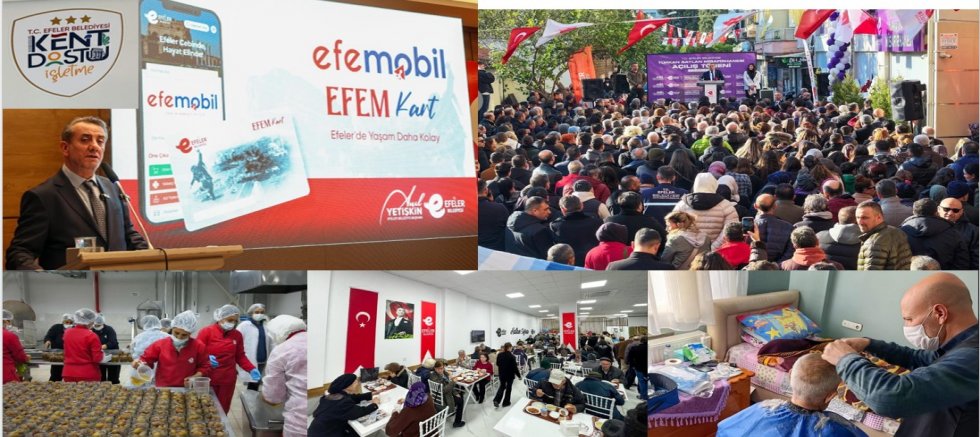 EFELER BELEDİYE BAŞKANI ANIL YETİŞKİN 2 YILDA EFELER’E ALTIN ÇAĞINI YAŞATTI