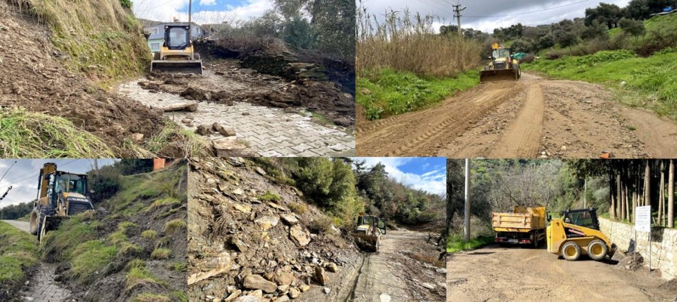 Efeler Belediyesi’nden Fırtına Mesaisi: Kapanan Yollar Anında Açıldı