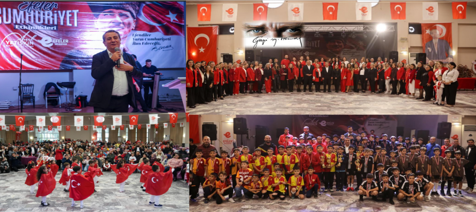 EFELER’DE 29 EKİM COŞKUSU CUMHURİYET’İN 103. YILI RENKLİ ETKİNLİKLERLE KUTLANDI