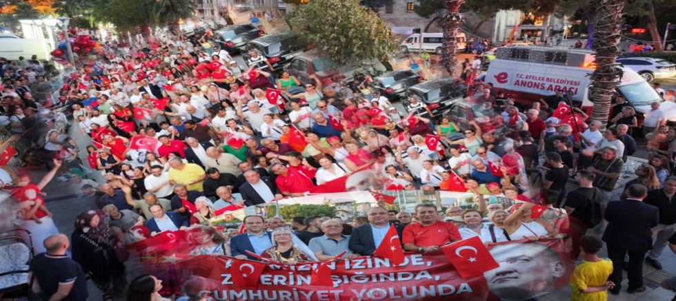 Efeler’de 30 Ağustos Coşkusu: Sokaklar Zafer Yürüyüşü ve Bisiklet Turuyla Dalgalandı