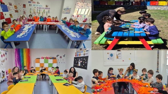 KUŞADASI BELEDİYESİ ÇOCUK GELİŞİM MERKEZİ’NDE MİNİKLER YARINLARA HAZIRLANIYOR