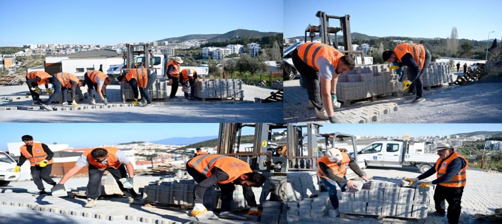 KUŞADASI BELEDİYESİ’NDEN KENT GENELİNDE KESİNTİSİZ YOL MESAİSİ