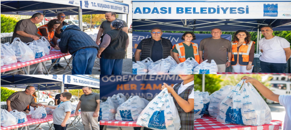 KUŞADASI BELEDİYESİ'NİN BESLENME ÇANTASI DESTEĞİ BU YIL 1400 ÇOCUĞA ULAŞACAK