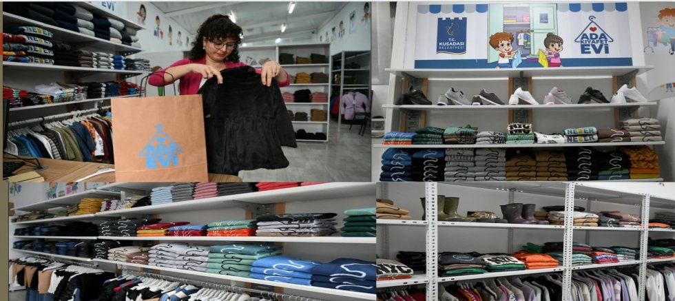 KUŞADASI’NDA DAYANIŞMA KÜLTÜRÜ ‘ADA KIYAFET EVİ’ İLE DAHA DA BÜYÜDÜ