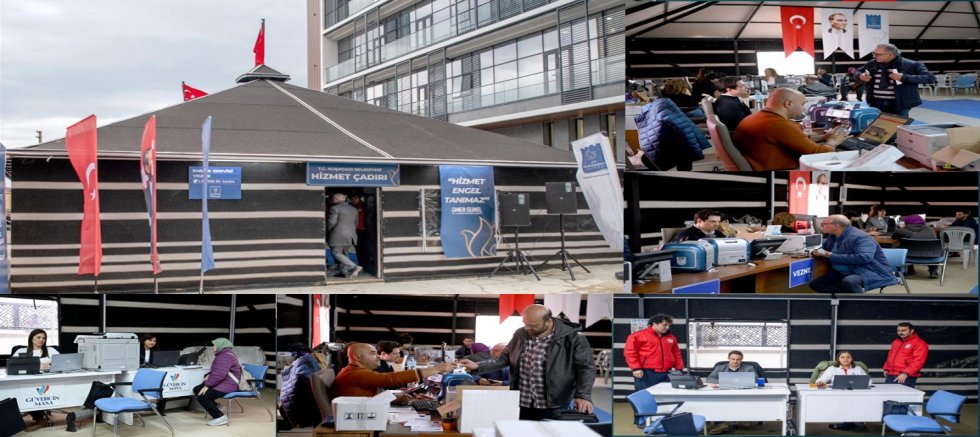 Kuşadası’nda Hizmet Durmuyor: Yörük Hizmet Çadırı Vatandaşın Yüzünü Güldürüyor