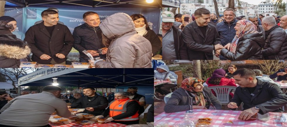 Kuşadası’nda İlk İftar Sofrası İkiçeşmelik’te Kuruldu: Birlik ve Beraberlik Rüzgarı Esti