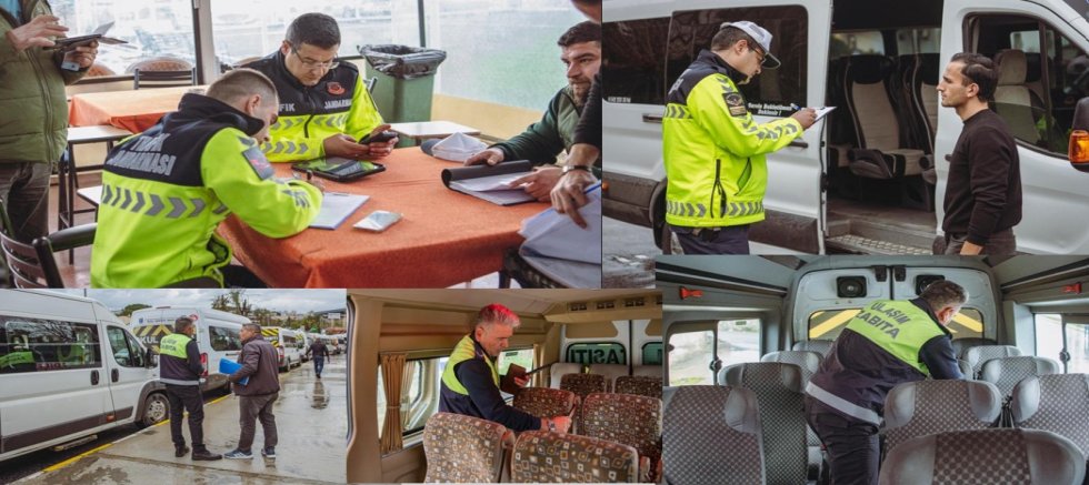 Kuşadası'nda Öğrenci Servislerine 