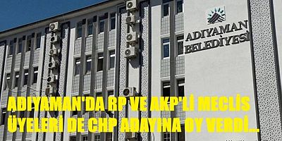 Adıyaman Belediyesi Başkanvekili Seçimi Yapıldı
