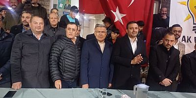 AK Parti Köşk İlçe Adayı Güler Başçayır'da Mahmut Tuncer ile Miting Yaptı