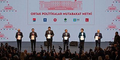 Altılı Masa Ortak Mutabakat Metni Törenle Tanıtıldı