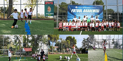 Antalya Büyükşehir Belediyesi gençleri spora kazandırıyor Futbol Akademisi’nde eğitimler sürüyor