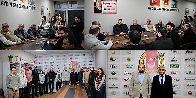   Aydın Adnan Menderes Üniversitesi Rektörü Aydın Gazeteciler Cemiyeti’ni Ziyaret etti.