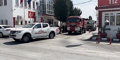 AYDIN BÜYÜKŞEHİR BELEDİYESİ İTFAİYESİ ÇANAKKALE YANGININA MÜDAHALE İÇİN YOLA ÇIKTI