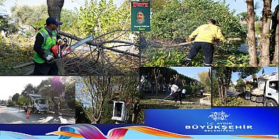 AYDIN BÜYÜKŞEHİR BELEDİYESİ KENTİN DÖRT BİR YANINDA ÇALIŞMALARINA DEVAM EDİYOR