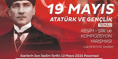 AYDIN BÜYÜKŞEHİR BELEDİYESİ’NDEN 19 MAYIS TEMALI ÖDÜLLÜ YARIŞMA