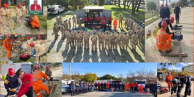 Aydın’da jandarma personeline yönelik afet eğitimleri hız kazandı. personelin sahada kullanacağı arama kurtarma ekipmanları uygulamalı olarak tanıtıldı.