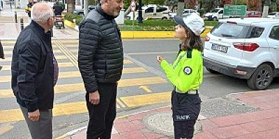  Aydın’da Yayalar Bilgilendirildi