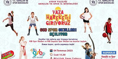 AYDIN GSB SPOR OKULLARI AÇILIYOR