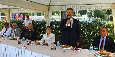 Aydın Protokolü Bayramlaştı