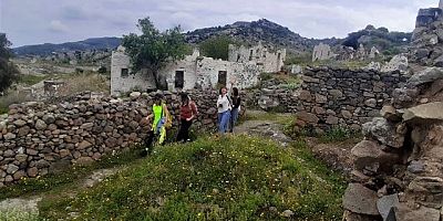 Aydınlı doğaseverler, 600 yıllık bir Türkmen köyü Sandima’yı keşfetti