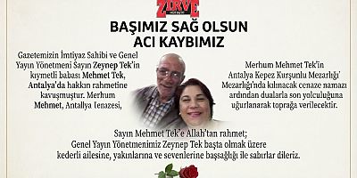 BAŞIMIZ SAĞ OLSUN / ACI KAYBIMIZ