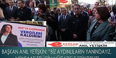 BAŞKAN ANIL YETİŞKİN: “BİZ AYDINLILARIN YANINDAYIZ, MENFAATLERİ İÇİN MÜCADELE EDİYORUZ”DEDİ..