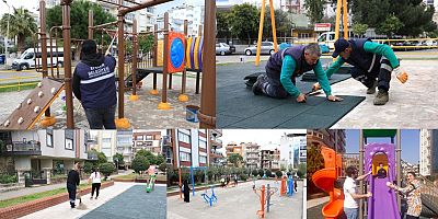 BAŞKAN ANIL YETİŞKİN İLE EFELER’İN PARKLARI DAHA GÜVENLİ DAHA  KONFORLU