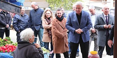 BAŞKAN ATAY DURMUYOR ESNAF VE VATANDAŞ BULUŞMALARI HIZLA DEVAM EDİYOR