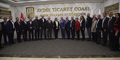 BAŞKAN ÇERÇİOĞLU'NDAN AYDIN TİCARET ODASI'NA ZİYARET