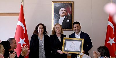 BAŞKAN ÖMER GÜNEL MAZBATASINI HEMŞEHRİLERİNİN COŞKUSUYLA ALDI