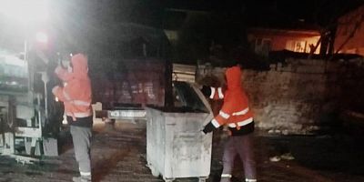 BAŞKAN ZENCİRCİ EKİPLERİ SAHADAN ÇEKTİ