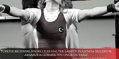 Bedensel Engelliler Halter Türkiye Şampiyonası Aydın'da başlıyor