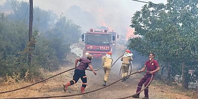 ÇANAKKALE ORMAN YANGINLARI KONTROL ALTINA ALINAMIYOR