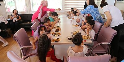 Çeştepe Hanımevi minik misafirlerini ağırladı