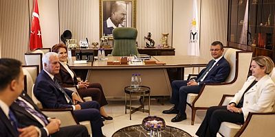 CHP Genel Başkanı Özgür Özel, İYİ Parti Genel Başkanı Meral Akşener’le Bir Araya Geldi