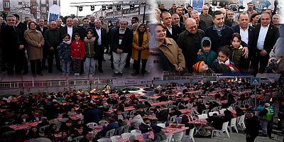 CHP’Lİ BAŞKANLAR HEMŞEHRİLERİYLE KUŞADASI BELEDİYESİ’NİN İFTAR SOFRASINDA BULUŞTU