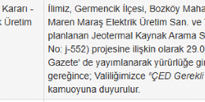 CHP’li Bülbül’den “ÇED Gerekli Değildir” kararına tepki
