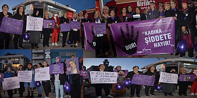 CHP Ümraniye Kadın Kolları'ndan 25 Kasım Protestosu: 