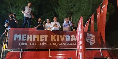 Çine’de Mehmet Kıvrak dedi