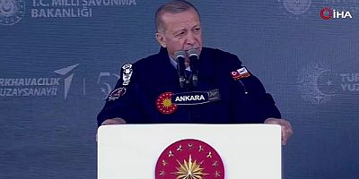 Cumhurbaşkanı Erdoğan yerli savaş uçağının adının 'KAAN' olduğunu açıkladı