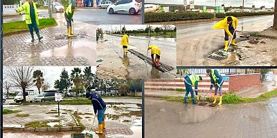 Didim Belediyesi Teyakkuzda: Yağış Mesaisi Aralıksız Sürdü